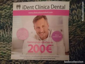 Werbekataloge: PUBLICIDAD DE CLINICA DENTAL - alrededor año 2019